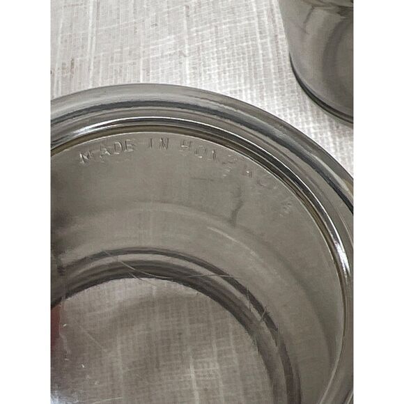 Vintage 80s Emsa Set of 3 Smoke Gray Acrylic Spice Jar Beige Shelf MCM Mod - Picture 8 of 9